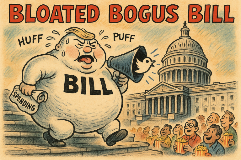 Musk Torches Trump’s Bloated Bogus Bill