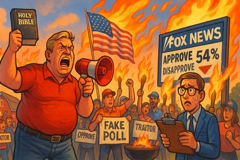 Fox Traitor Pollsters Face MAGA Rope and Torches
