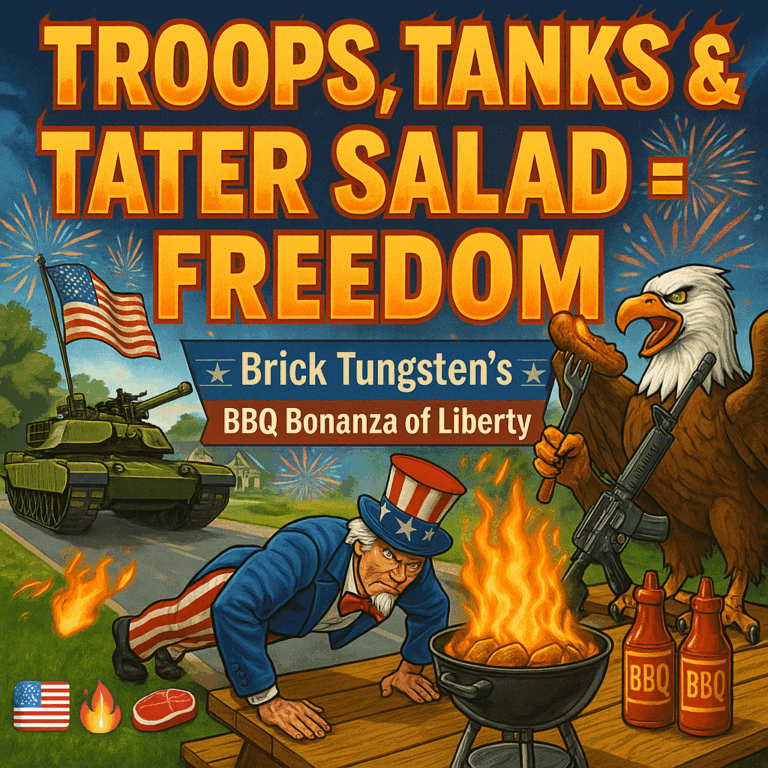 🔥 BRICK TUNGSTEN: TROOPS, TANKS, AND TATER SALAD FOR FREEDOM! 🔥